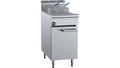 B+S Black TF-451S - 450mm Split Pan Gas Turbo Fryer 2 x 13.5L
