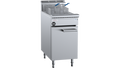 B+S Black TF-451 - 450mm 21.3L Gas Turbo Fryer 2 Basket