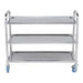 ICE TRS0003 - Stainless Steel 3 Tier Utility Trolley, 120kg