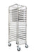 ICE TRS1015 - Stainless Steel Multi Use Tray Trolley, GN 1/1 & 600 x 400mm