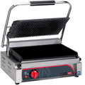 Anvil TSS2000 - Single Panini Press, Ribbed Top & Flat Bottom