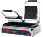 Anvil TSS3000 - Double Panini Press, Ribbed Top & Flat Bottom