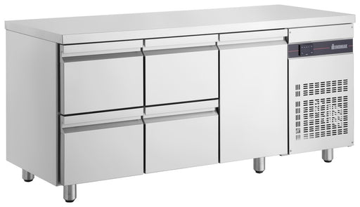Inomak UBD4000 - Underbench Drawer Fridge, 1 Door & 4 Drawers, 1790mm
