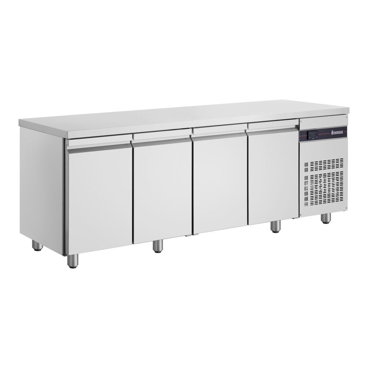 Inomak UBI6224 - Ultra Slimline Underbench Fridge, 4 Doors, 600mm Deep, 2240mm