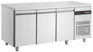 Inomak UBI7179 - Underbench Fridge, 3 Stainless Steel Doors, 1790mm