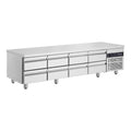 Inomak UBI72240LB - Low Boy Chef Base Fridge, 8 Drawers, 2240mm