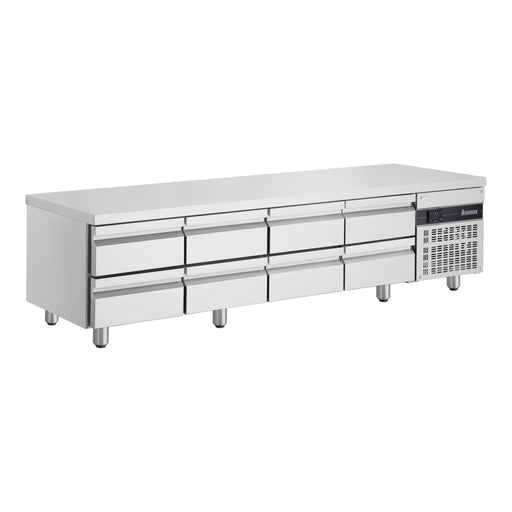 Inomak UBI72240LB - Low Boy Chef Base Fridge, 8 Drawers, 2240mm