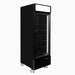 Bromic UC0550GDL-NR - Upright Display Fridge 546L, 1 Door, Flat Glass, Lightbox, 685mm