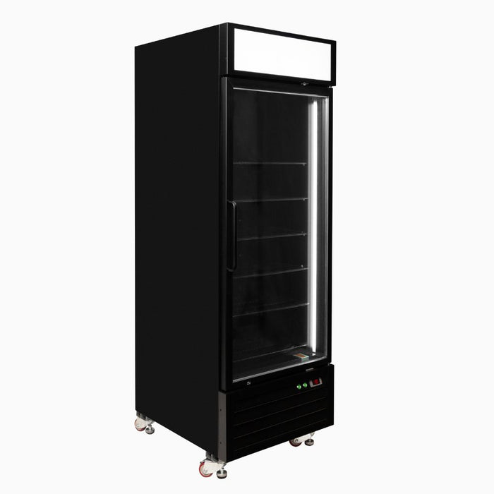 Bromic UF0550GDL-NR - Upright Display Freezer 546L, 1 Door, Flat Glass, Lightbox, 685mm