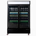 Bromic UC1250GDL-NR - Upright Display Fridge 1266L, 2 Door, Flat Glass, Lightbox, 1370mm
