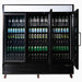 Bromic UC1980GDL-NR - Upright Display Fridge 1980L, 3 Door, Flat Glass, Lightbox, 2050mm