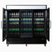 Bromic UC1980GDL-NR - Upright Display Fridge 1980L, 3 Door, Flat Glass, Lightbox, 2050mm