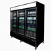 Bromic UC1980GDL-NR - Upright Display Fridge 1980L, 3 Door, Flat Glass, Lightbox, 2050mm