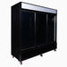 Bromic UC1980GDL-NR - Upright Display Fridge 1980L, 3 Door, Flat Glass, Lightbox, 2050mm