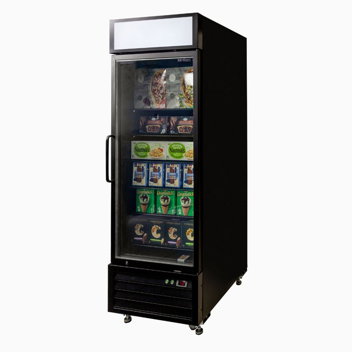 Bromic UF0550GDL-NR - Upright Display Freezer 546L, 1 Door, Flat Glass, Lightbox, 685mm