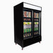 Bromic UF1250GDL-NR - Upright Display Freezer 1266L, 2 Door, Flat Glass, Lightbox, 1370mm