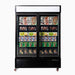 Bromic UF1250GDL-NR - Upright Display Freezer 1266L, 2 Door, Flat Glass, Lightbox, 1370mm