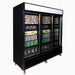 Bromic UF1980GDL-NR - Upright Display Freezer 1980L, 3 Door, Flat Glass, Lightbox, 2050mm