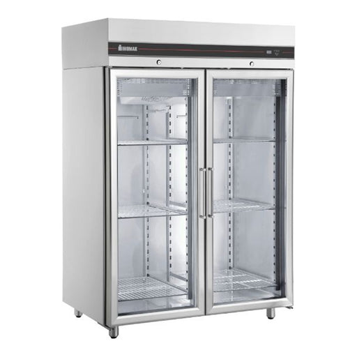 Inomak UFI1140G - Upright Fridge, 2 Glass Doors, 1432L, 2/1 GN
