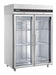Inomak UFI1140G - Upright Fridge, 2 Glass Doors, 1432L, 2/1 GN