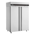 Inomak UFI1140SL - Slimline Upright Fridge, 2 Stainless Steel Doors, 1227L