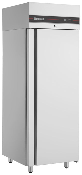 Inomak UFI1170SL - Slimline Upright Fridge, 1 Stainless Steel Door, 560L