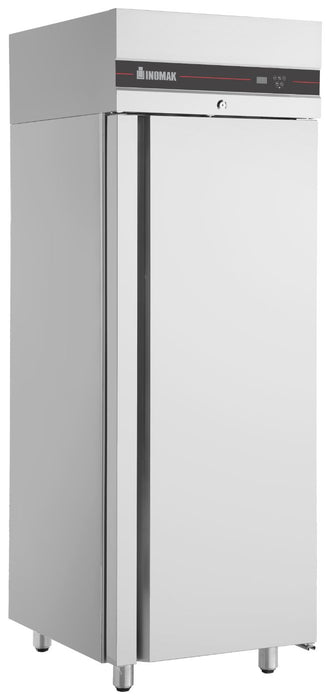 Inomak UFI1170 - Upright Fridge, 1 Stainless Steel Door, 2/1 GN
