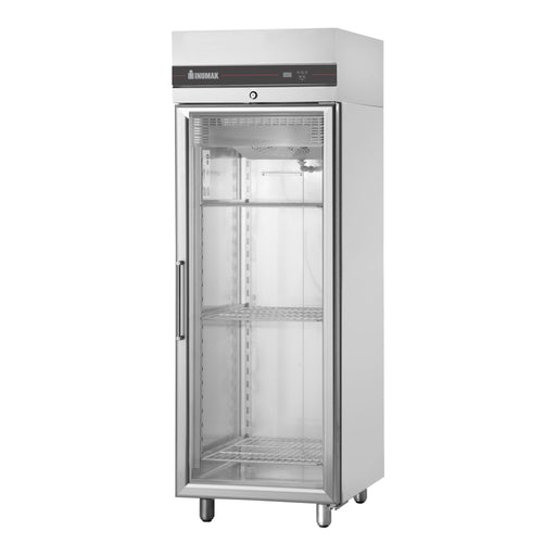 Inomak UFI2170G - Upright Freezer, 1 Glass Door, 654L, 2/1 GN