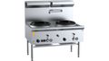 B+S K+ UFWWK-2 - 1200mm Waterless Gas Wok Table 2 Hole