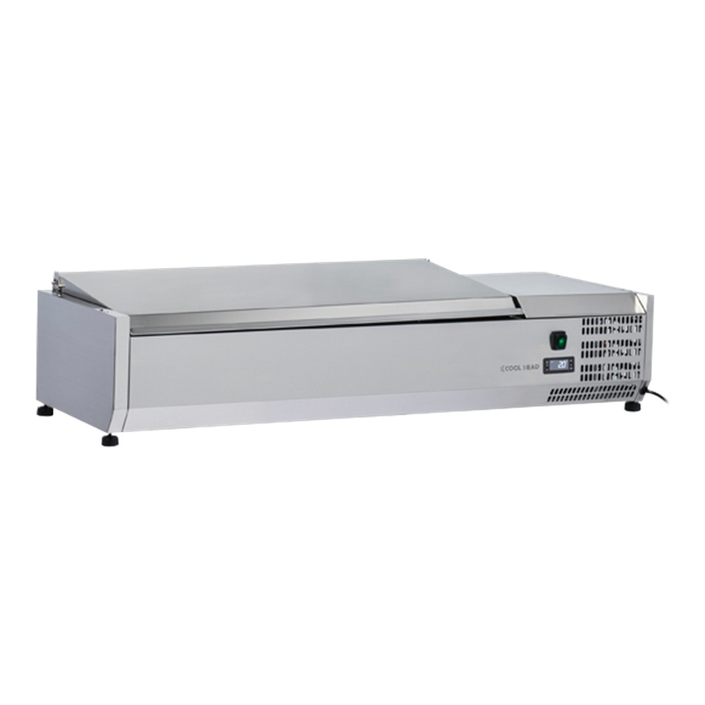 Anvil VRX1200S - Refrigerated Ingredient Well 1200mm, Stainless Steel Lid