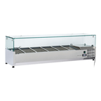 Anvil VRX1500 - Refrigerated Ingredient Well 1500mm, Glass Canopy