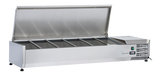 Anvil VRX1500S - Refrigerated Ingredient Well 1500mm, Stainless Steel Lid