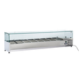 Anvil VRX1800 - Refrigerated Ingredient Well 1800mm, Glass Canopy