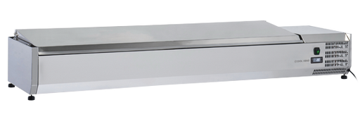 Anvil VRX1800S - Refrigerated Ingredient Well 1800mm, Stainless Steel Lid