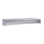 Anvil VRX2000S - Refrigerated Ingredient Well 2000mm, Stainless Steel Lid