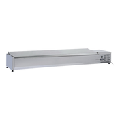 Anvil VRX2000S - Refrigerated Ingredient Well 2000mm, Stainless Steel Lid