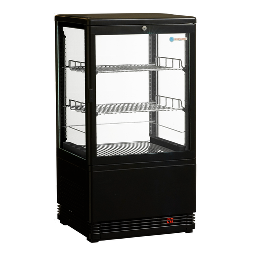 ICS Pacific Venice Joey - Four-Sided Glass Countertop Display Fridge 58L