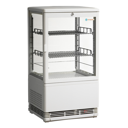 ICS Pacific Venice Joey - Four-Sided Glass Countertop Display Fridge 58L