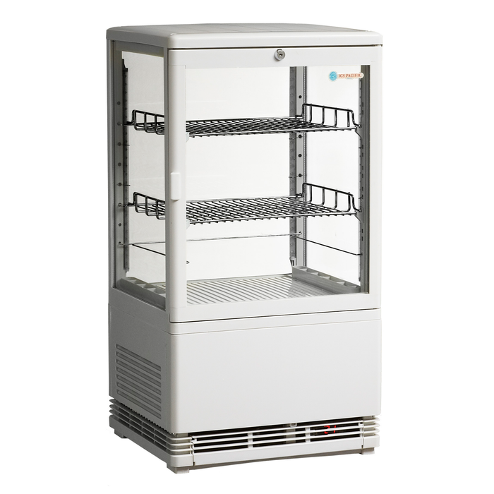 ICS Pacific Venice Joey - Four-Sided Glass Countertop Display Fridge 58L
