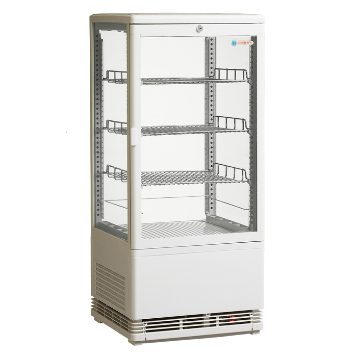 ICS Pacific Venice - Four-Sided Glass Countertop Display Fridge 78L