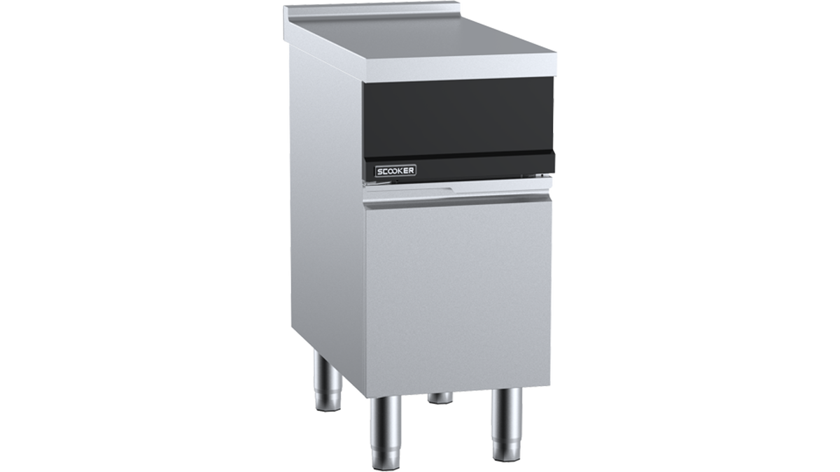 SCooker WT400D750 - 400mm Stainless Steel Infill Bench with Storage