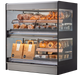 Flexeserve NUE-FXZNA10X2S - Zone Xtra Heated Display, 2 Tier Countertop, 1000mm, 15A