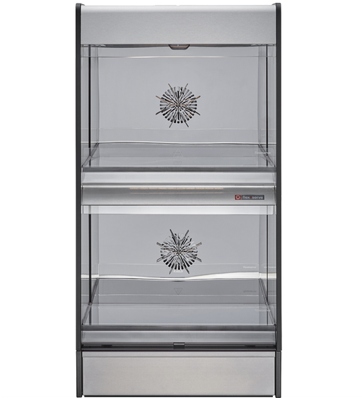 Flexeserve NUE-FXZNA60X2S - Zone Xtra Heated Display, 2 Tier Countertop, 600mm