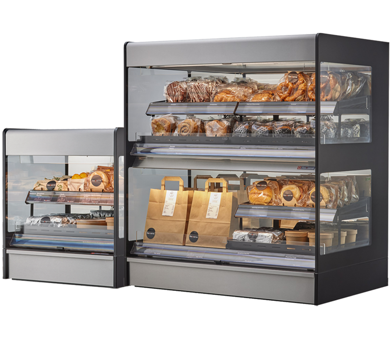Flexeserve NUE-FXZNA60X1S - Zone Xtra Heated Display, 1 Tier Countertop, 600mm