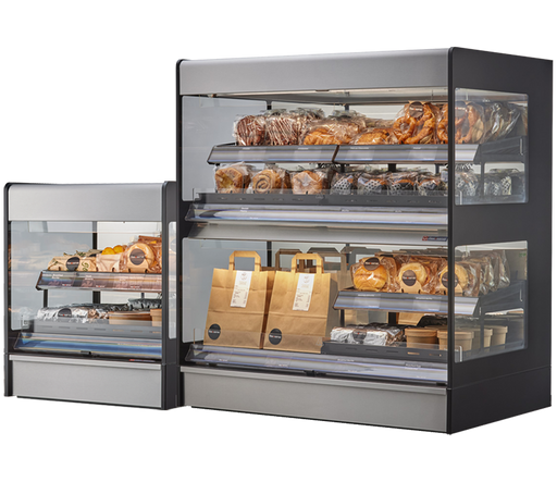 Flexeserve NUE-FXZNA10X2S - Zone Xtra Heated Display, 2 Tier Countertop, 1000mm, 15A