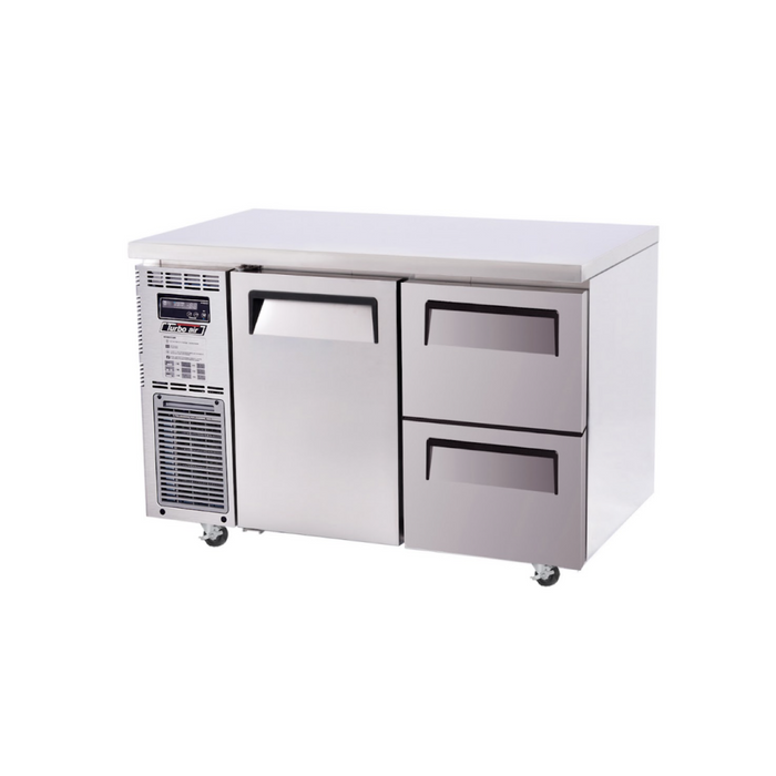 Turbo Air KUF12-2D-2-N - 1 Door 2 Drawer Underbench Freezer 1200mm 311L