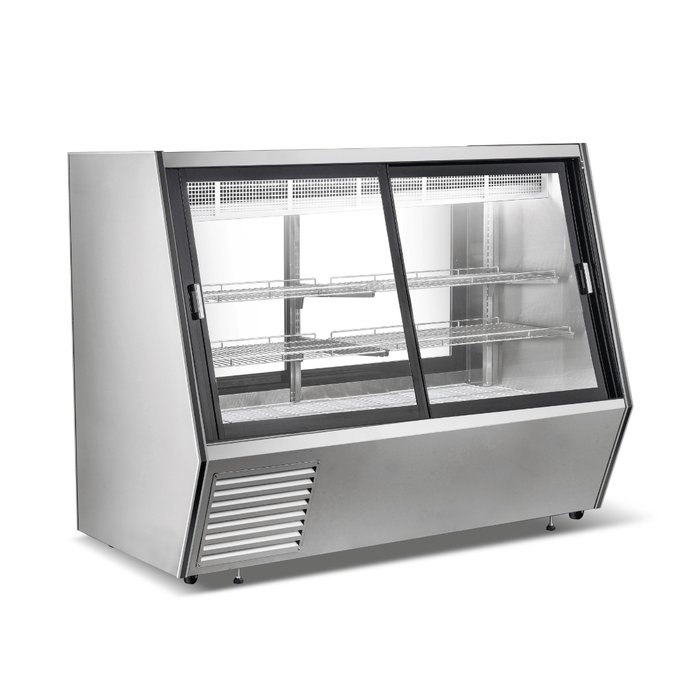 Bonvue FED AMS-18DD - 1800mm Dual-Access Meat & Seafood Deli Display 1218L