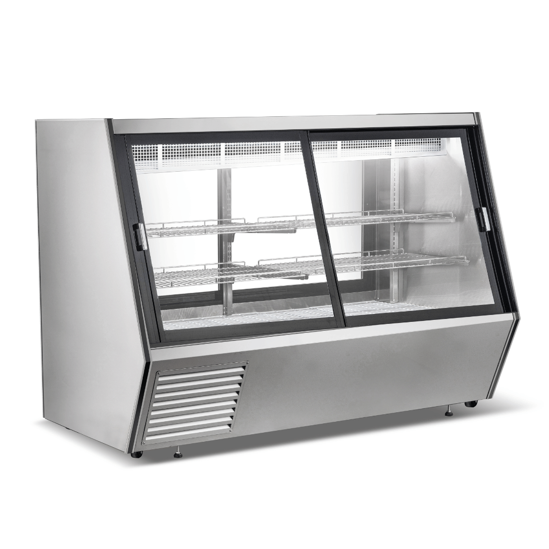 Bonvue FED AMS-21DD - 2100mm Dual-Access Meat & Seafood Deli Display 1443L