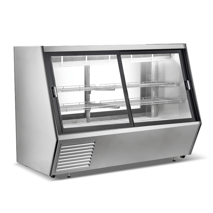 Bonvue FED AMS-21DD - 2100mm Dual-Access Meat & Seafood Deli Display 1443L