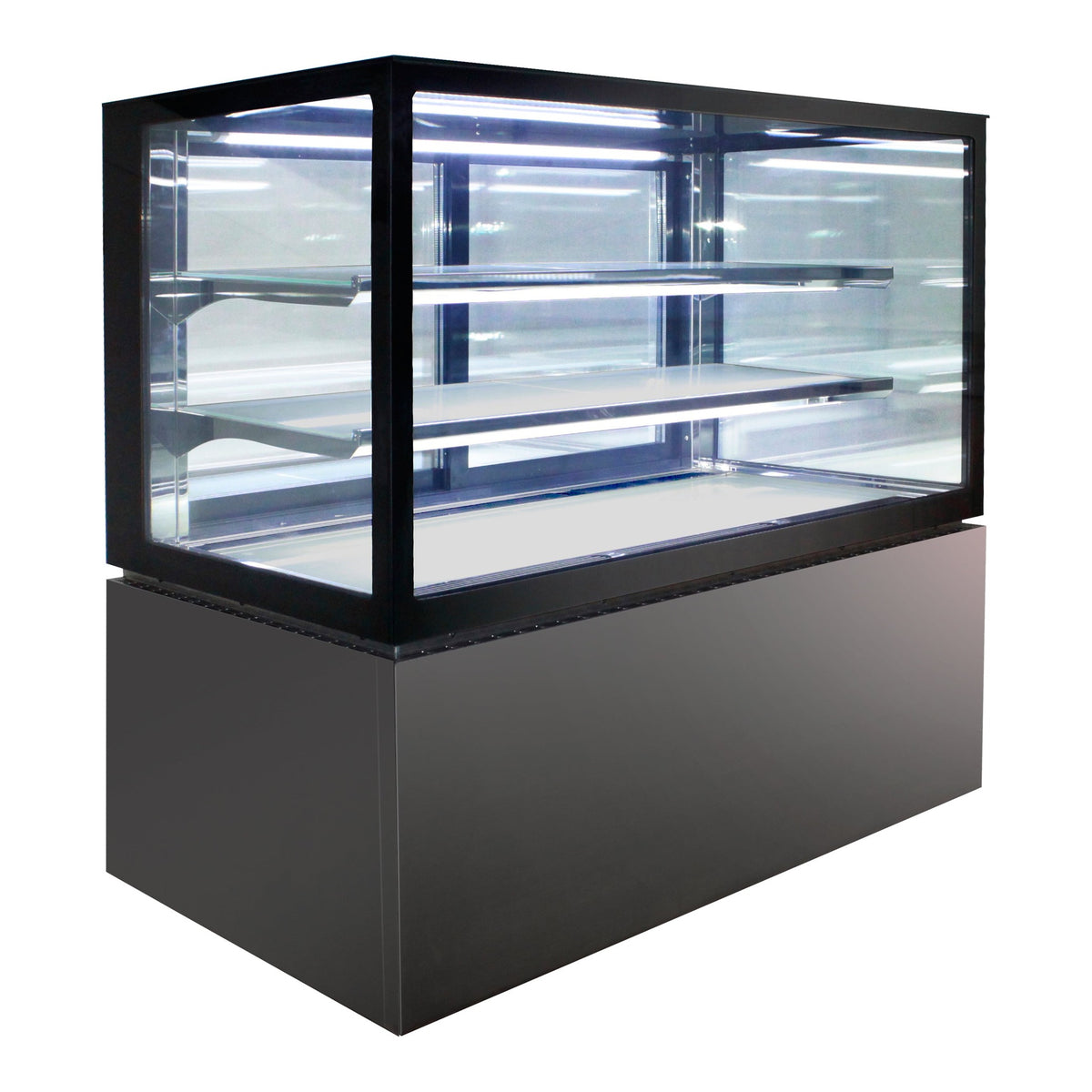 Anvil NDSV3730 - Square Glass Cake Display Fridge 3 Tier 900mm